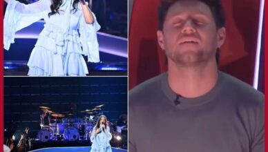 Kirbi livre une interprétation bouleversante de « Hard Fought Hallelujah », laissant le coach Niall Horan sans voix et décrochant sa place en playoffs de la saison 28 de The Voice. Kirbi livre une interprétation bouleversante de « Hard Fought Hallelujah », laissant le coach Niall Horan sans voix et décrochant sa place en playoffs de la saison 28 de The Voice.