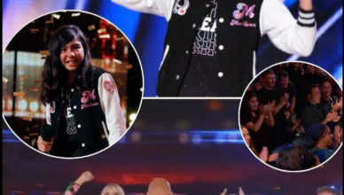 Elle rêvait de ce moment depuis qu’elle était si petite qu’elle avait besoin d’aide pour lacer ses chaussures – et maintenant, à seulement 11 ans, elle se tenait enfin sur la scène d’America’s Got Talent. Dès que les projecteurs l’ont éclairée, elle a pris une inspiration tremblante et a commencé à chanter « Amazing Grace ». Sa voix n’était pas seulement belle – elle semblait porter en elle des années d’émotions qu’elle n’avait même pas encore vécues, chaque note résonnant dans la salle comme un miracle silencieux. Le public est resté figé, presque craignant de rompre le charme qu’elle avait créé.