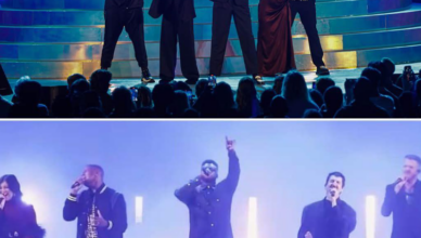 On disait autrefois que Pentatonix n’impressionnait que derrière un écran, que leur magie YouTube ne résisterait pas à l’épreuve de la scène. Puis ils sont montés sur la scène du Hollywood Bowl et ont prouvé le contraire. Dès les premières notes de « Sound of Silence », le public s’est figé. Pas d’instruments. Pas d’artifices. Juste cinq voix, parfaitement synchronisées. On disait autrefois que Pentatonix n’impressionnait que derrière un écran, que leur magie YouTube ne résisterait pas à l’épreuve de la scène. Puis ils sont montés sur la scène du Hollywood Bowl et ont prouvé le contraire. Dès les premières notes de « Sound of Silence », le public s’est figé. Pas d’instruments. Pas d’artifices. Juste cinq voix, parfaitement synchronisées.