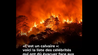Laura Smet, Julien Courbet, Guillaume Canet… Les maisons des stars menacées par les flammes au Cap Ferret