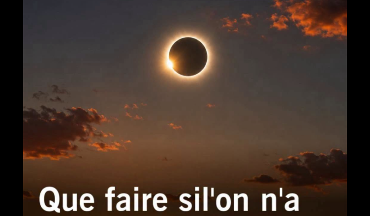Éclipse solaire : que faire si vous n’avez pas de lunettes pour observer le phénomène ?