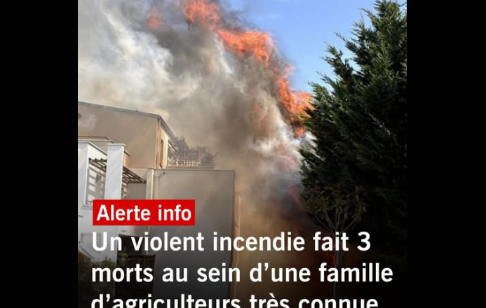 Incendie dans les Deux-Sèvres : trois morts dans un logement à Lhoumois