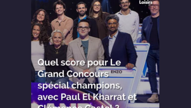 Audiences : Quel score pour Le Grand Concours spécial champions, avec Paul El Kharrat et Clémence Castel ? Audiences : Quel score pour Le Grand Concours spécial champions, avec Paul El Kharrat et Clémence Castel ?